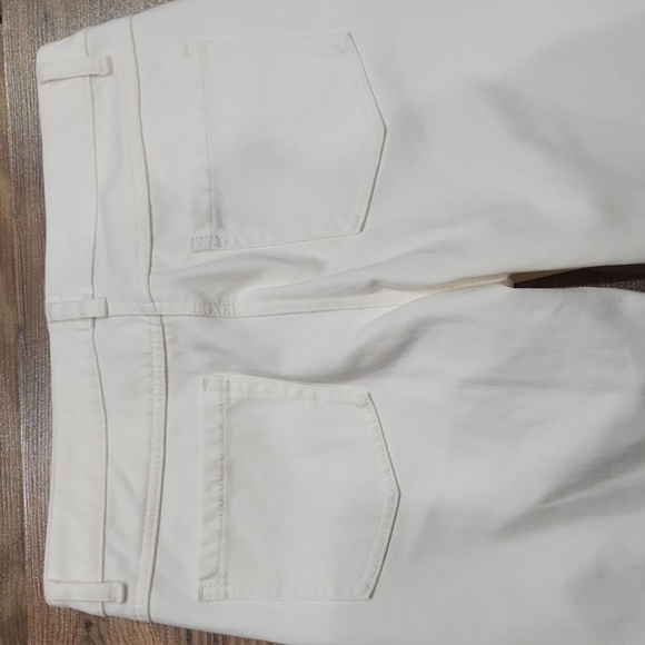 J.McLaughlin‎ Lexi 4-Way Stretch Denim Slim Leg Jeans Raw Beige Cream Size 6 - Picture 9 of 9